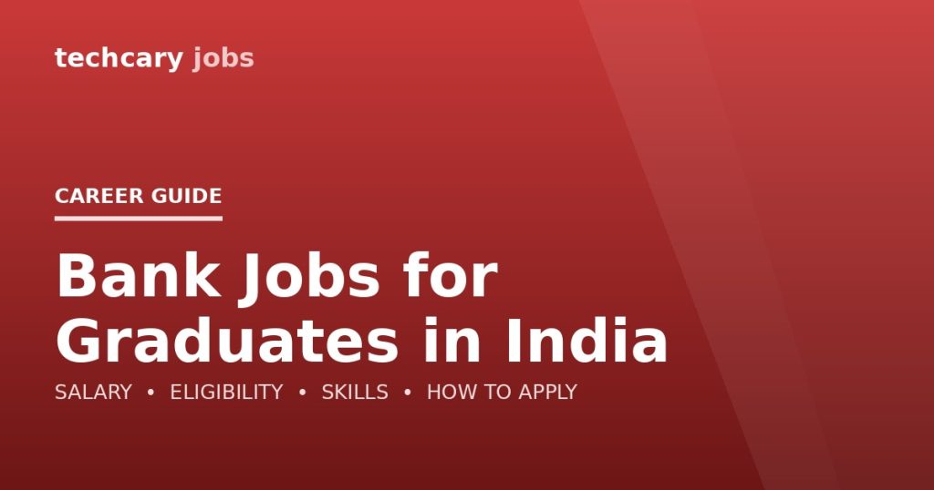 Bank Jobs for Graduates in India 2026 Bank Jobs for Graduates in India 2026