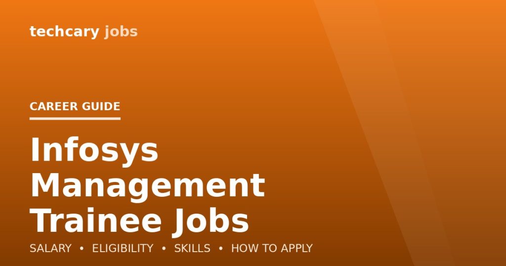 Infosys Management Trainee Jobs in India 2026 Infosys Management Trainee Jobs in India 2026