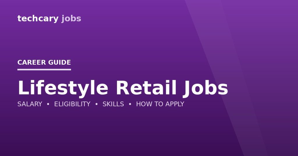 Lifestyle Retail Jobs in India 2026 Lifestyle Retail Jobs in India 2026