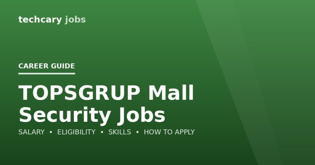 TOPSGRUP Mall Security Jobs in India 2026 TOPSGRUP Mall Security Jobs in India 2026