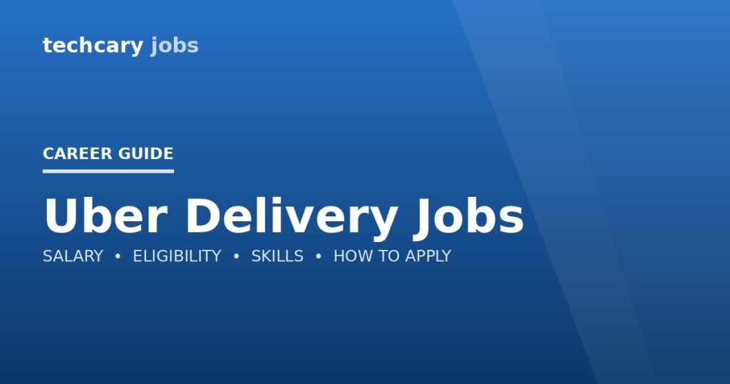 Uber Delivery Jobs in India 2026 Uber Delivery Jobs in India 2026
